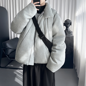 复古软糯空气感哈灵顿立棉服短款外套 M1022-P138图片