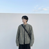 现货2026飞行夹克外套春秋薄款痞帅街头潮牌立领上衣DK568-P118，男装夹克，星座1017