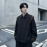 现货新款春季飞肩撞色夹克外套男设计感痞帅上衣JK905-P108，男装夹克，星座1017