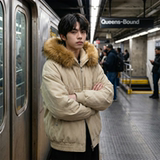 现货冬季座山雕加绒加厚外套重磅帆布水洗棉服夹克M3957-P148，男装夹克，星座1017