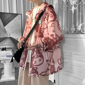 2023夏季防晒服男薄款连帽夹克外套户外防晒衣 1017-S8817-P50图片