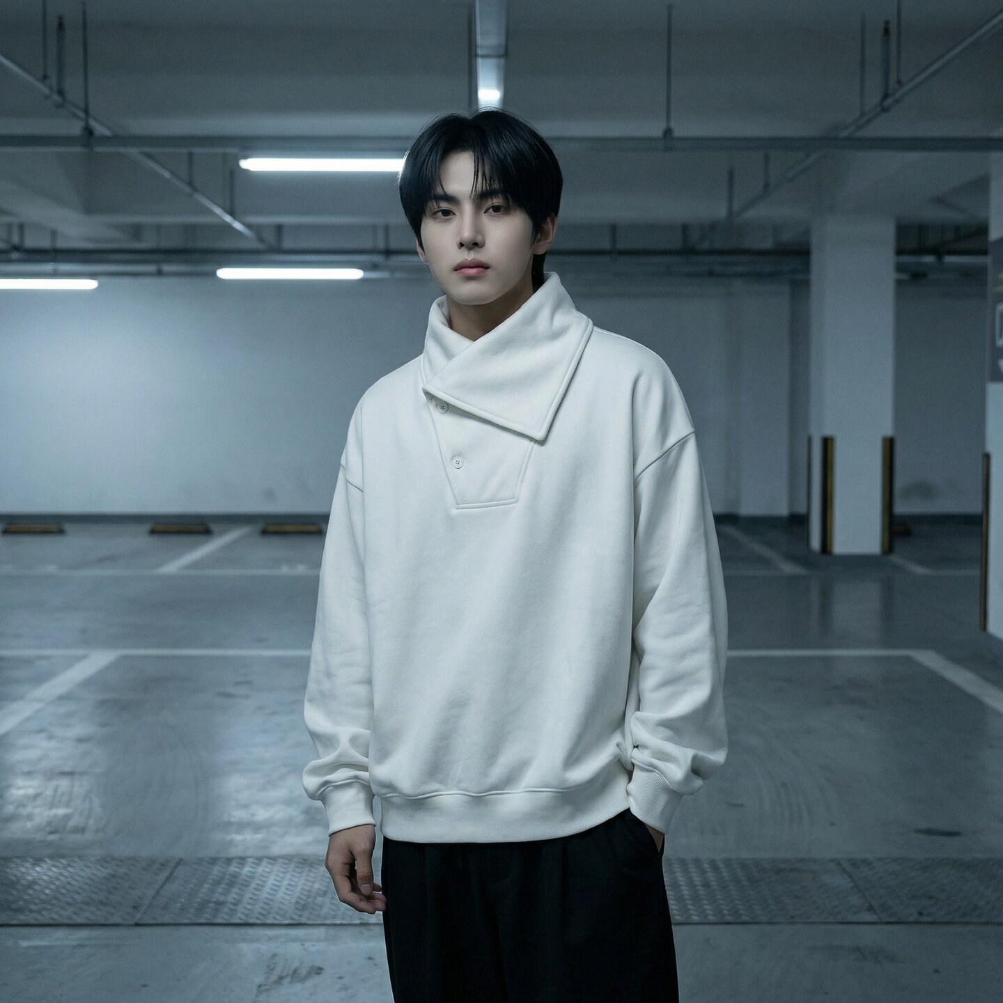 新款现货2026年新款现货堆堆领宽松长袖卫衣CR122-P68,男装卫衣,星座1017