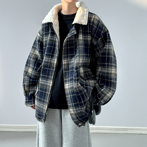 羊羔毛外套冬季加绒加厚秋冬款棉服 M835-P125 控158图片