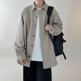 春款现货竖条纹长袖衬衫春季内搭高级感衬衣外套DS94-P68，男装衬衫，星座1017