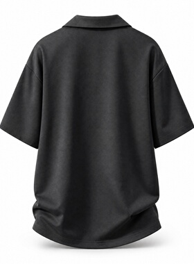 现货POLO男假两件上衣男士痞帅风免烫抗皱亚麻衬衣衬衫X679-P58