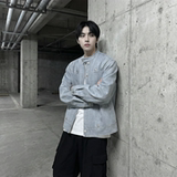 现货2026飞行夹克外套春秋薄款痞帅街头潮牌立领上衣DK568-P118，男装夹克，星座1017