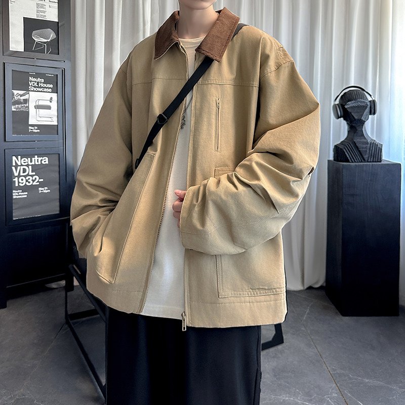 水洗工装夹克外套男女宽松潮流外套FK834-P118,男装夹克,星座1017
