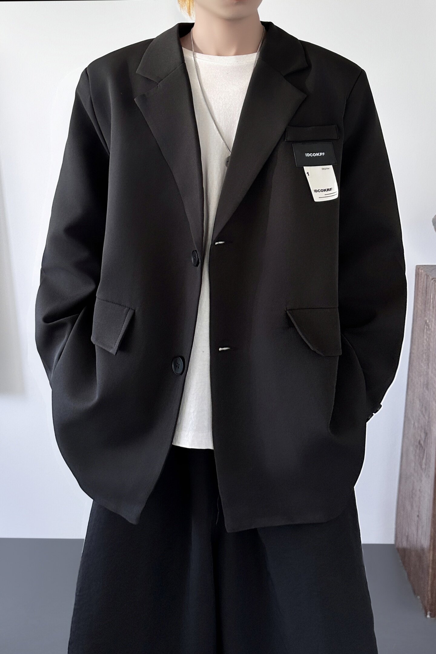 现货西装外套男ins痞帅高级感男装宽松小众西服FY342-P98,男装西服套装,星座1017