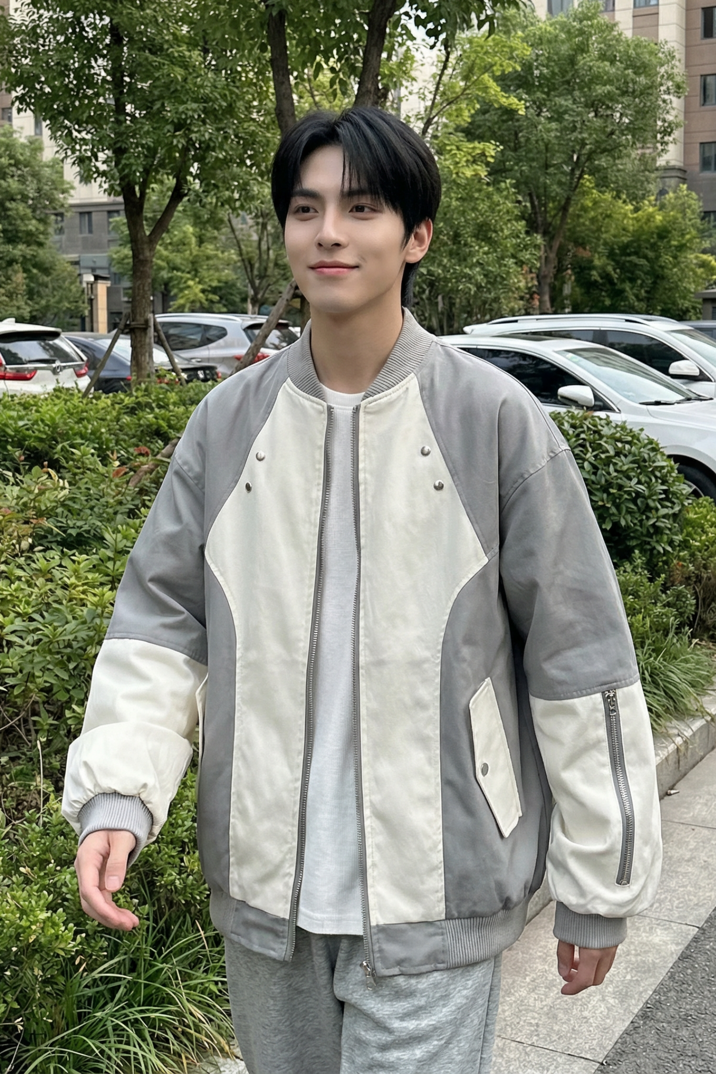 现货休闲百搭撞色拼接棒球服美式复古夹克JK830-P80,男装夹克,星座1017