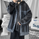 现货2026春季工装休闲夹克高级感牛仔外套JK11-P100，男装工装外套，星座1017