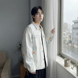 现货2026春季痞帅拼接设计感翻领夹克高级感潮流外套J24-P75，男装夹克，星座1017