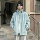 2026春款流行冲锋衣工装连帽美式高街休闲外套AK03-P68，男装夹克，星座1017