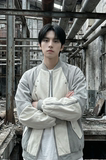 现货休闲百搭撞色拼接棒球服美式复古夹克JK830-P80，男装夹克，星座1017