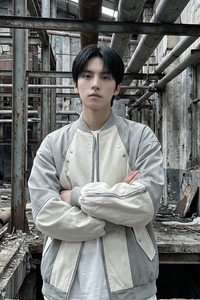 现货休闲百搭撞色拼接棒球服美式复古夹克 JK830-P80图片