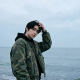 现货迷彩假两件棉服重磅水洗飞行服街头风外套M9881-P148，男装棉衣，星座1017