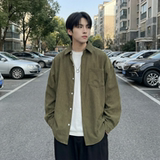 现货灯芯绒高级感长袖衬衫男休闲衬衣外套C963-P48，男装衬衫，星座1017