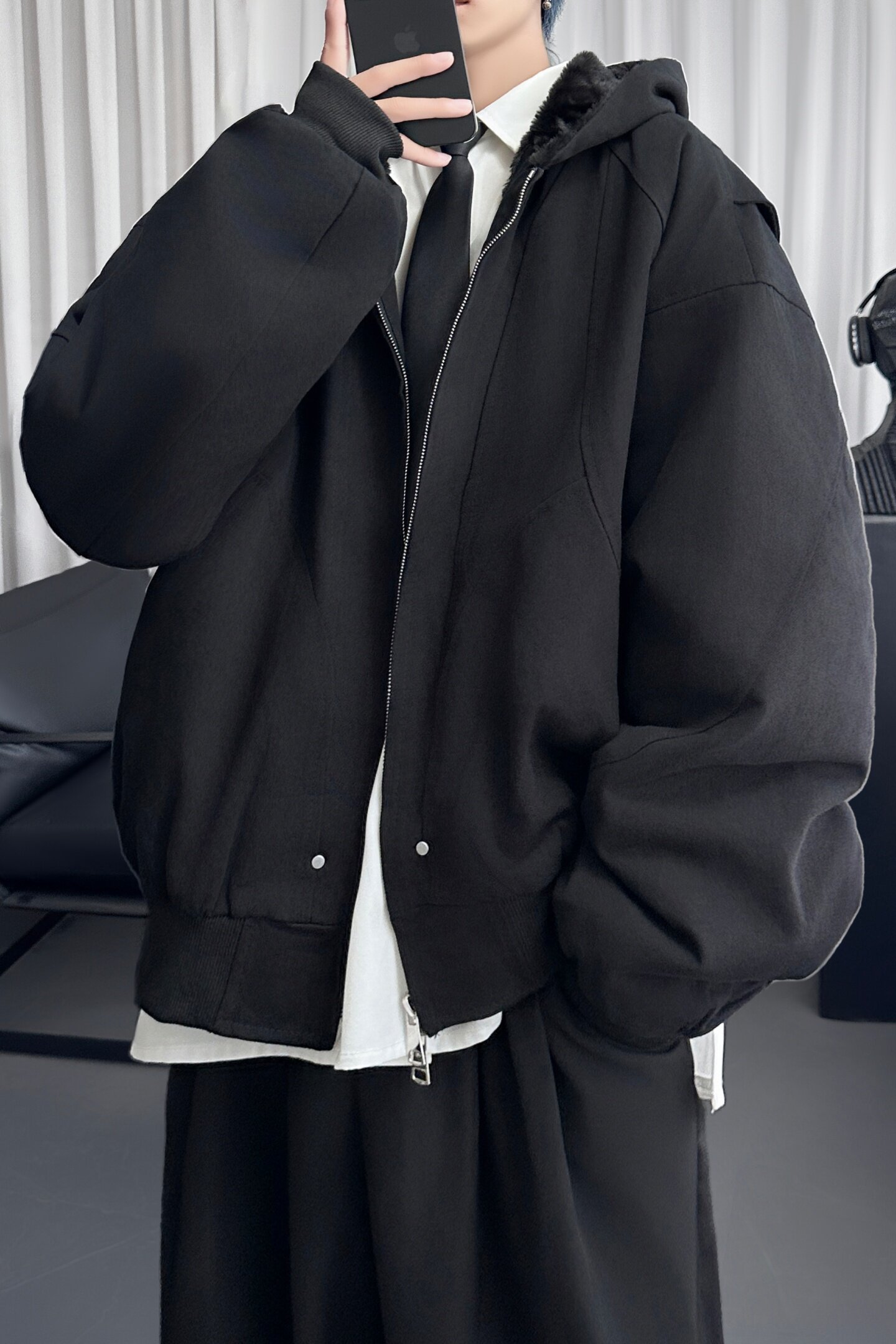 加绒加厚外套男潮重磅帆布水洗棉服夹克Y307-P138,男装夹克,星座1017