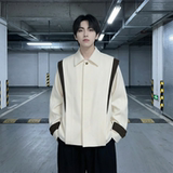 现货新款春季飞肩撞色夹克外套男设计感痞帅上衣JK905-P108，男装夹克，星座1017