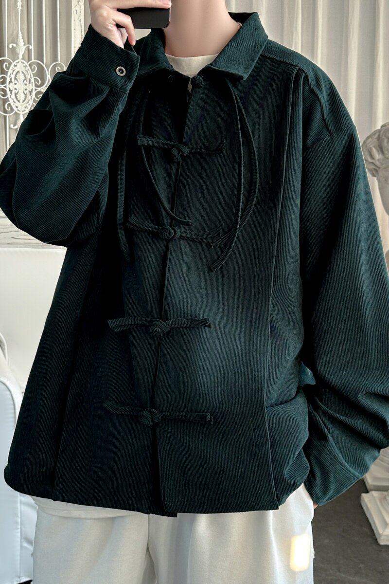 港风宽松汉服唐装打底风长袖衬衫DS64-P60,男装T恤,星座1017