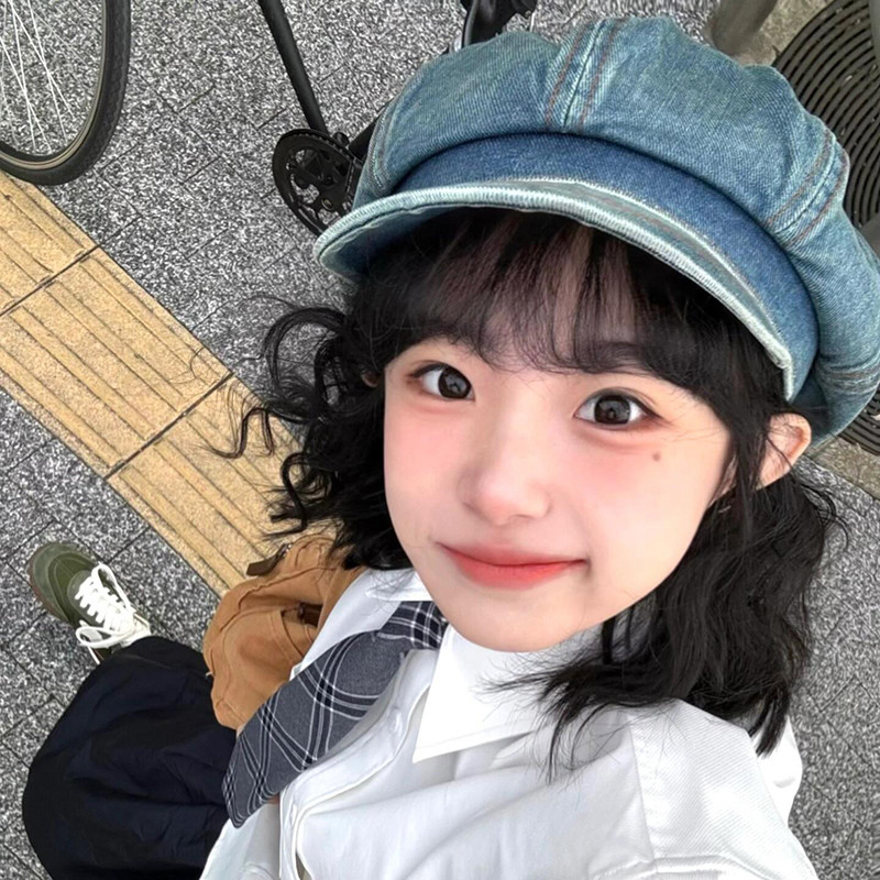 出游贝雷帽男女日系春夏秋