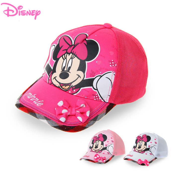 迪士尼正品米妮网眼幼儿童帽子