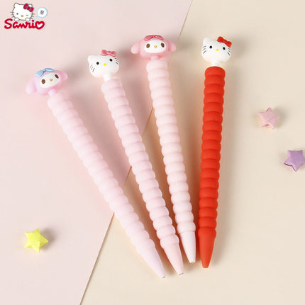 凯蒂猫硅胶自动铅笔儿童学生美乐蒂活动铅笔0.5不易断芯好握可爱