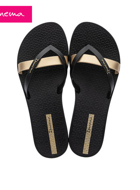 Ipanema依帕沙滩人字凉鞋纯色人字拖潮流夹脚外穿海边凉拖鞋82591
