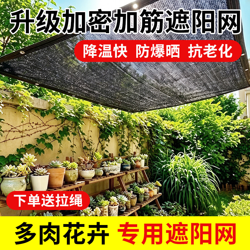 遮阳网家用庭院花卉专用防晒网