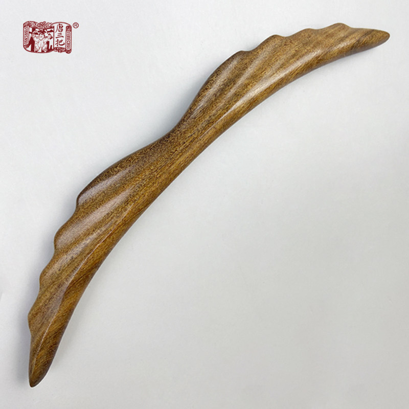 唐三把沉贵宝天使的翅膀发簪新中式旗袍复古精致羽翼木簪盘发头饰