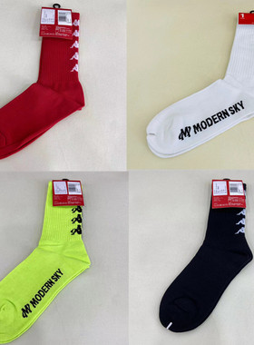 Kappa卡帕秋冬情侣男女款休闲加厚保暖高腰袜运动长筒袜K0918WG28