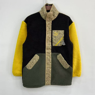 PUMA彪马男子运动外套羊羔绒毛保暖休闲运动夹克开衫534984-09