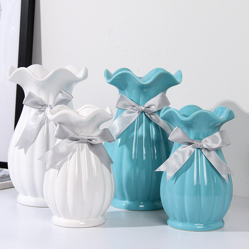 ceramics vase Home Furnishing ornament Arts and Crafts Decoration modern Simplicity style White Floral organ trumpet The flowersin the Home accessories , Vase/Flower/Artificial flowers/Imitation jewelry , Flower/Vase , Vase  category - from Buy2taobao.com to provide professional Taobao agent buy service