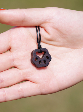 挂饰礼物云何雅物黑檀木情侣