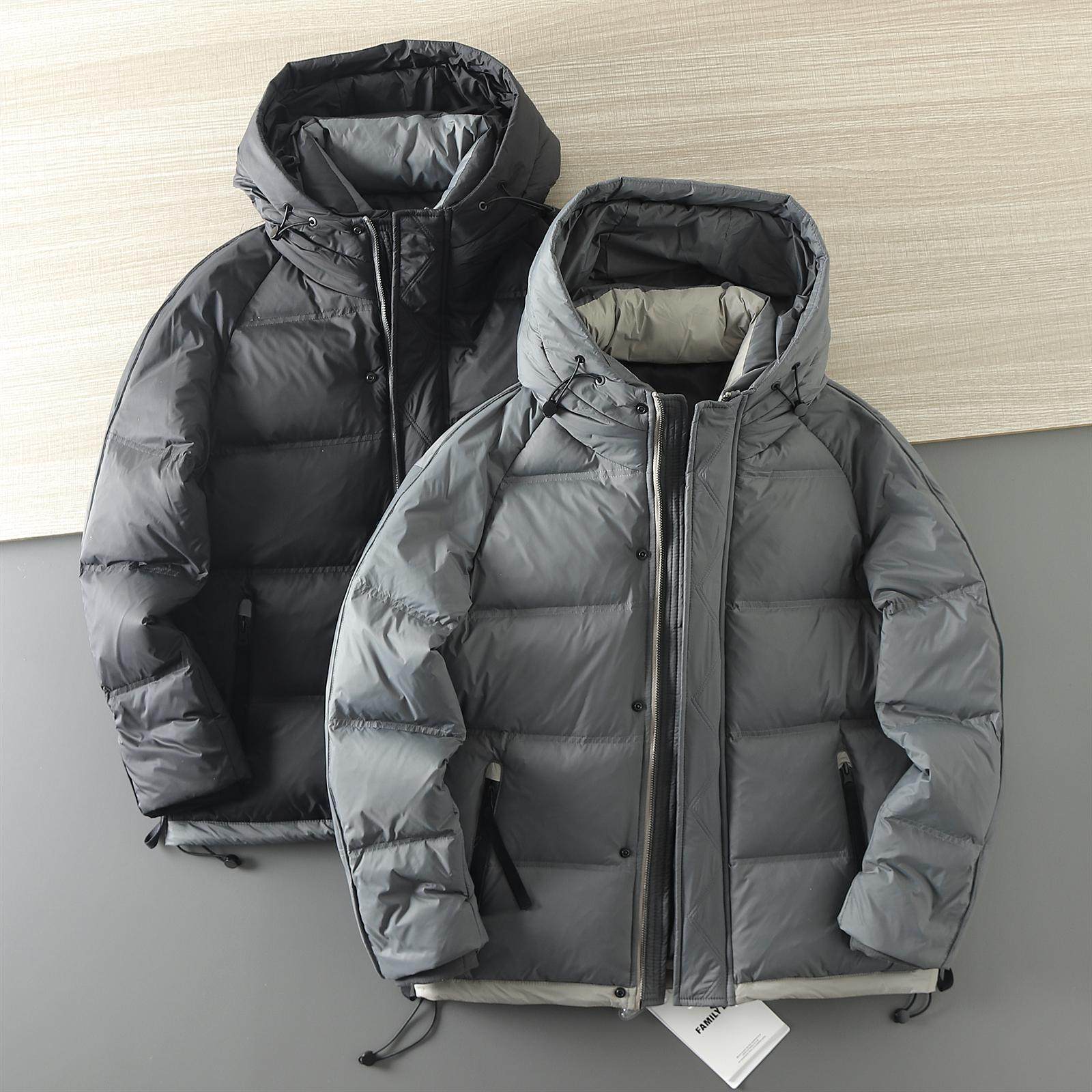 时尚都市连帽日常常规羽绒服