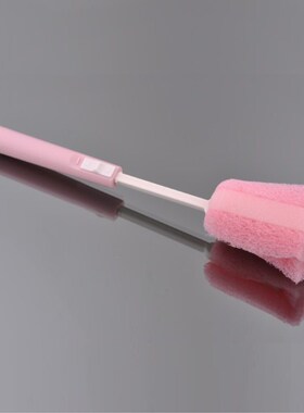 日本进口正品OKAZAKI 伸缩杯刷 海绵刷 洗杯刷 奶瓶刷 清洗刷瓶刷