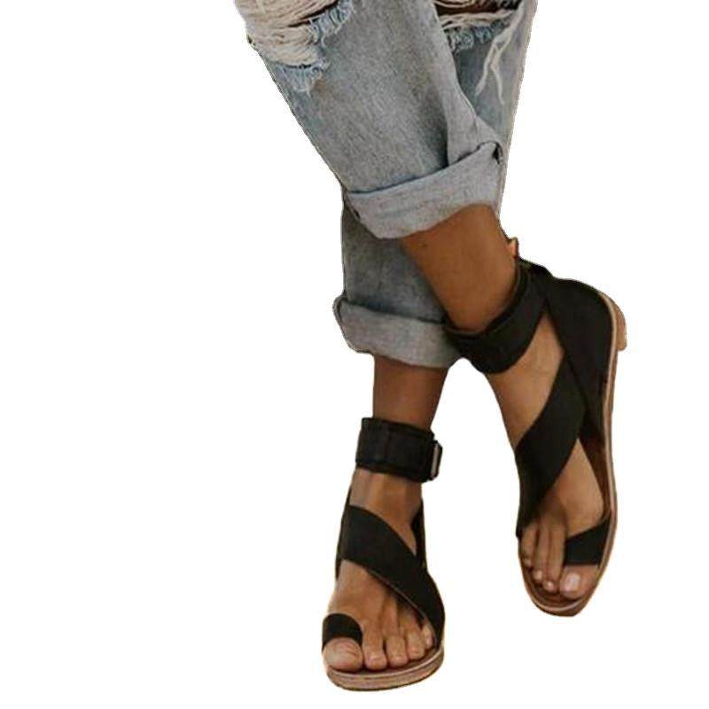 2026 shoes women巨缇现货外贸春夏外贸大码wish罗马平底女士凉鞋,户外/登山/野营/旅行用品,沙滩鞋/凉鞋/拖鞋,淘宝优惠券,粉丝福利购,淘宝优惠卷