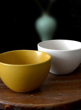 【9.9两只!】哑光芝麻釉米饭碗简约陶瓷 甜品实用主义小汤碗 瑕疵