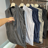 平替款 冬季 户外休闲运动男女防风保暖防泼水纯色立领棉衣棉马甲