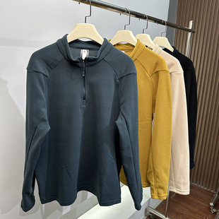 摇粒绒卫衣 运动速暖速热科技绒3D立裁休闲立领长袖 平替款 户外男士