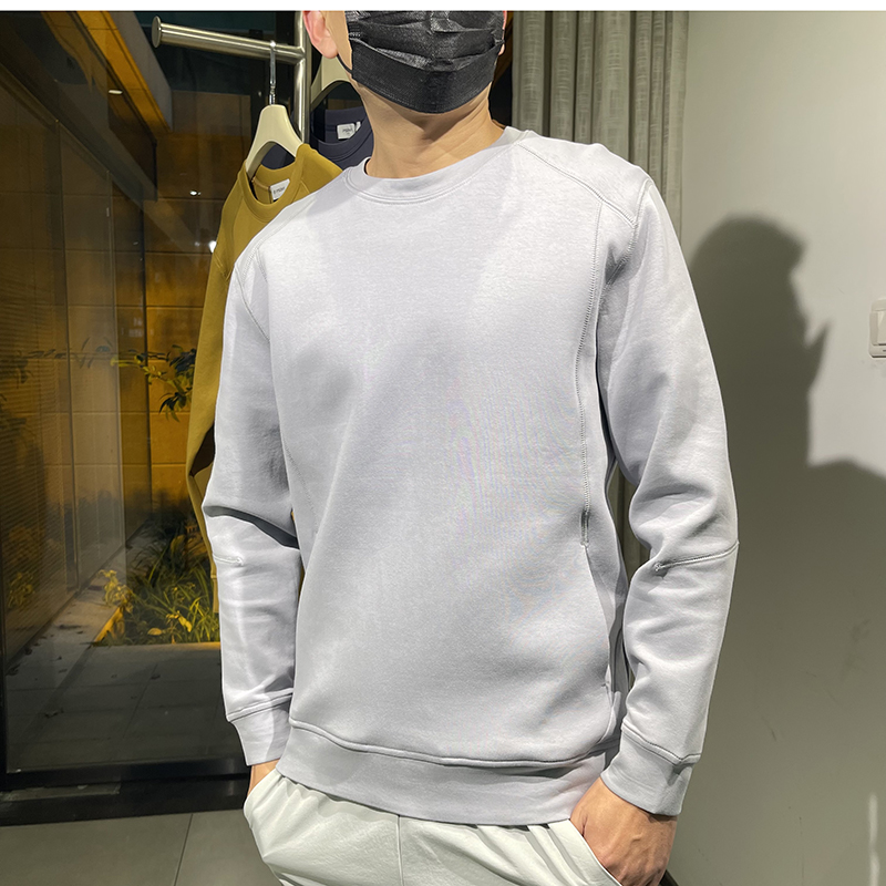 美式复古液氨320克春秋上衣套头