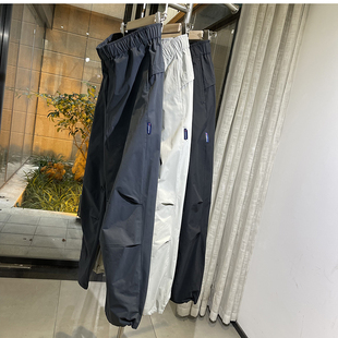 防风防泼水男女运动休闲软壳裤 伞兵裤 户外机能3D立裁工装 春夏季
