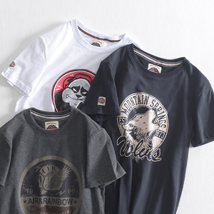 男士印花短袖T恤