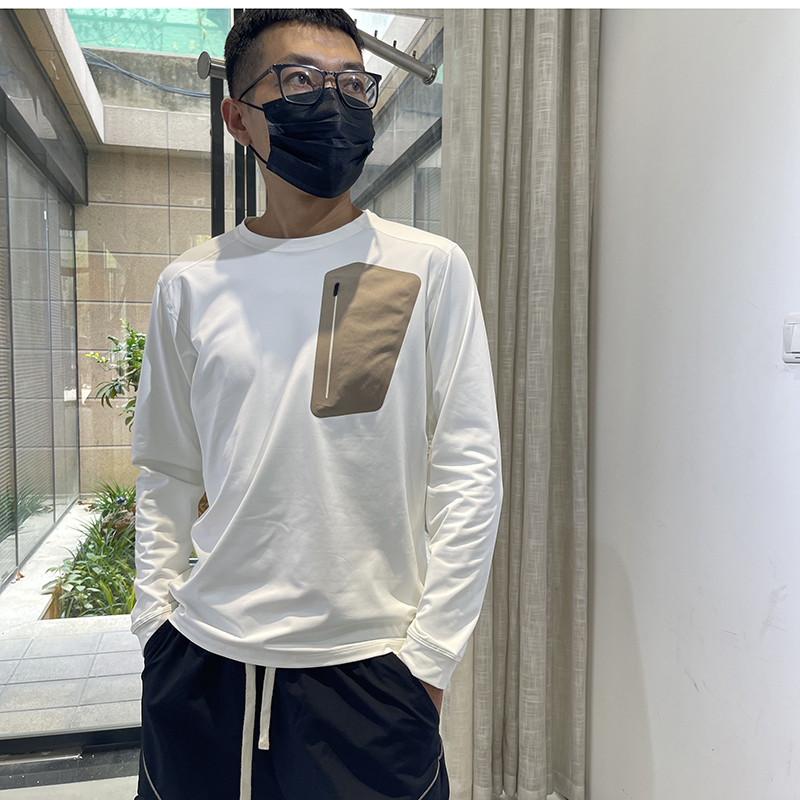 袅平替 柜1600明星单品LT秋冬户外运动长袖打底衫ARBX男女圆领T恤