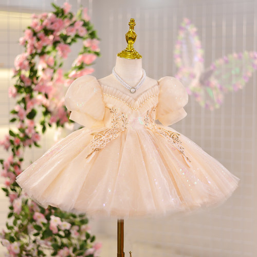 连衣裙礼服公主裙裙子女童夏季
