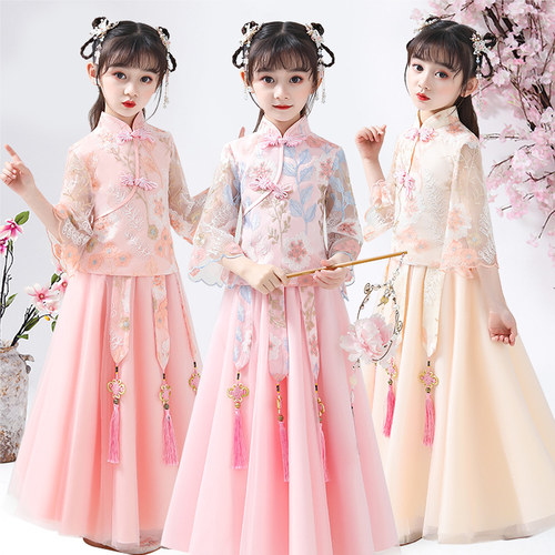 女童新款春秋款汉服古装