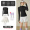 Black long sleeved+white short skirt, single gift fitness socks