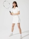 Белый комплект, белая мини-юбка, короткий рукав