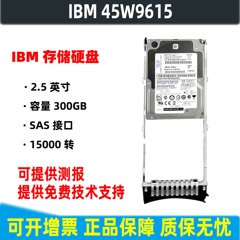 IBM SED 300G 15K SAS 2.5 45W9613 45W9615 45W9614 45W9611硬盘 电脑硬件/显示器/电脑周边 企业级硬盘 原图主图