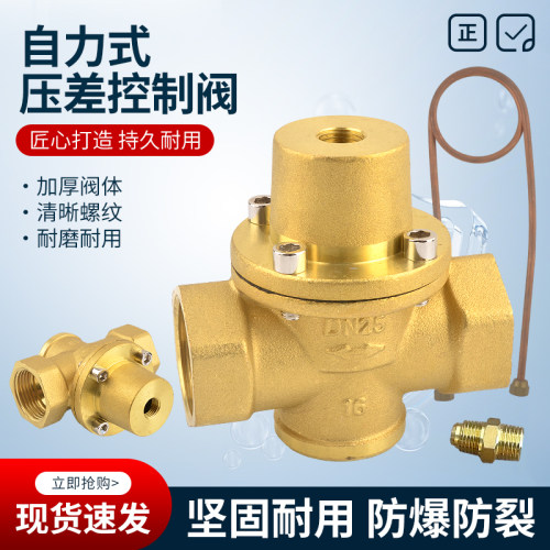 全铜自力式压差阀 ZYC压差阀2寸自动压差控制阀DN20 25 32 40 50
