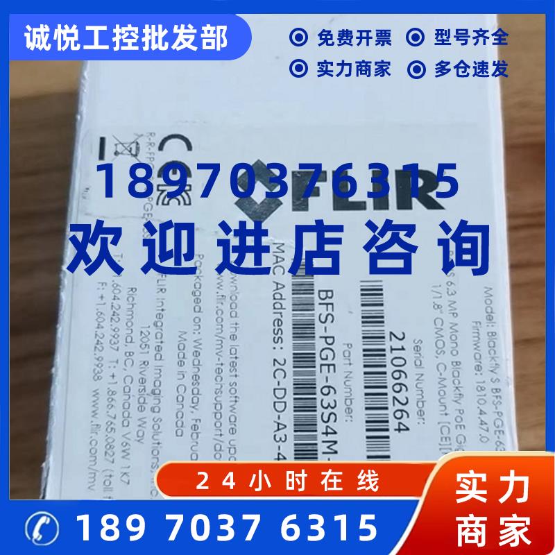 议价灰点Point GBFS-PGE-63S4M-C工业相机21066264 2C-DD-A3-41-7